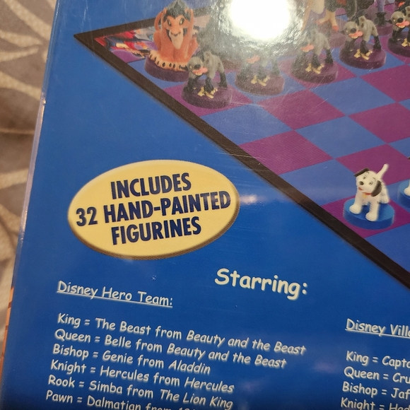 Disney Chess Collectors Edition NWOT - Picture 6 of 9